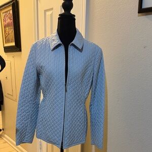 Brook’s Brothers Quilted Blue Women's Jacket with pockets size 6